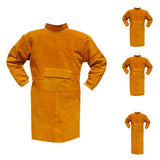 Maxbell Welding Long Coat Apron Protective Clothing Apparel for Welder 85cm  Orange