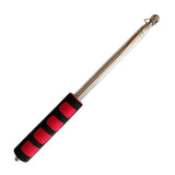 Maxbell Guide Flag Pole Stainless Steel Teaching Pointer Tour Guides 1.6m L Red