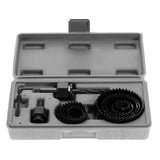 Maxbell Hole Saw Cutting Drill Bit Kit Wood Carbon Steel Circular Cutter Set 11pcs