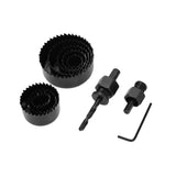 Maxbell Hole Saw Cutting Drill Bit Kit Wood Carbon Steel Circular Cutter Set 11pcs