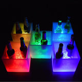Maxbell 3.5L LED Ice Cooler Bucket Party Bar Beer Wine Drinks Box Blue