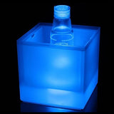 Maxbell 3.5L LED Ice Cooler Bucket Party Bar Beer Wine Drinks Box Blue