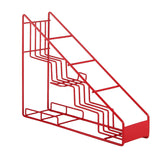 Max Jam Bottle Storage Holder Rack Kitchen Stand Bracket Organization Red