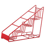 Max Jam Bottle Storage Holder Rack Kitchen Stand Bracket Organization Red