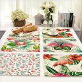 Max Insulation Cotton Linen Pad Western Placemat Kitchen Dining Table Mat 3