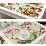 Max Insulation Cotton Linen Pad Western Placemat Kitchen Dining Table Mat 3