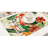 Max Insulation Cotton Linen Pad Western Placemat Kitchen Dining Table Mat 4