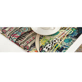 Max Elephant Pattern Insulation Bowl Placemat Dining Pad Western Table Mat #2