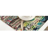 Max Elephant Pattern Insulation Bowl Placemat Dining Pad Western Table Mat #8