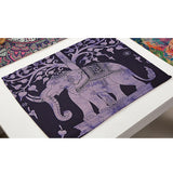 Max Elephant Pattern Insulation Bowl Placemat Dining Pad Western Table Mat #8