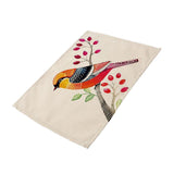 Maxbell Bird Priting Insulation Bowl Plate Placemat Dining Pad Western Table Mats 4