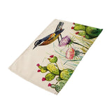 Maxbell Bird Priting Insulation Bowl Plate Placemat Dining Pad Western Table Mats 5