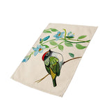 Maxbell Bird Priting Insulation Bowl Plate Placemat Dining Pad Western Table Mats 7