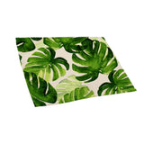 Maxbell Green Leaves Design Insulation Bowl Placemat Dining Pad Western Table Mat #1
