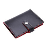 UNISEX SOFT ARTIFICIAL LEATHER CREDIT CARD ID HOLDER WITH 20 PLASTIC SLEEVES