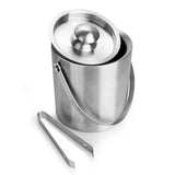 Maxbell Stainless Steel Double Walled Insulated Ice Bucket Wine Cooler with Lid 3L