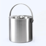 Maxbell Stainless Steel Double Walled Insulated Ice Bucket Wine Cooler with Lid 3L