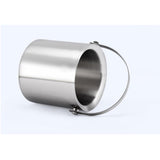 Maxbell Stainless Steel Double Walled Insulated Ice Bucket Wine Cooler with Lid 3L