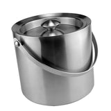 Maxbell Stainless Steel Double Walled Insulated Ice Bucket Wine Cooler with Lid 3L