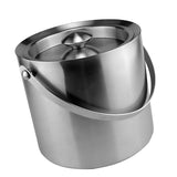 Maxbell Stainless Steel Double Walled Insulated Ice Bucket Wine Cooler with Lid 3L