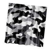 Maxbell Digital Printing Bath Shower Curtain with Several Hooks Camouflage