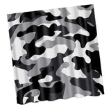 Maxbell Digital Printing Bath Shower Curtain with Several Hooks Camouflage