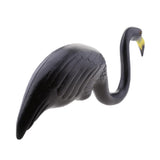 Maxbell Plastic Flamingo Lawn Figurine Garden Grassland Decor Ornament Black #1