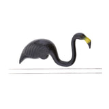 Maxbell Plastic Flamingo Lawn Figurine Garden Grassland Decor Ornament Black #1