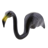 Maxbell Plastic Flamingo Lawn Figurine Garden Grassland Decor Ornament Black #1