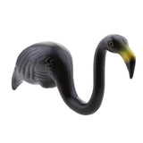 Maxbell Plastic Flamingo Lawn Figurine Garden Grassland Decor Ornament Black #1