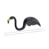 Maxbell Plastic Flamingo Lawn Figurine Garden Grassland Decor Ornament Black #1