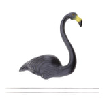 Maxbell Plastic Flamingo Lawn Figurine Garden Grassland Decor Ornament Black #2