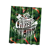 Maxbell Christmas Theme Polyester Shower Curtain with 12 Hooks  Christmas Tree #1
