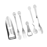 Maxbell Compact Kitchen Tableware Utensils Spoons Fork Bottle Opener Peeler
