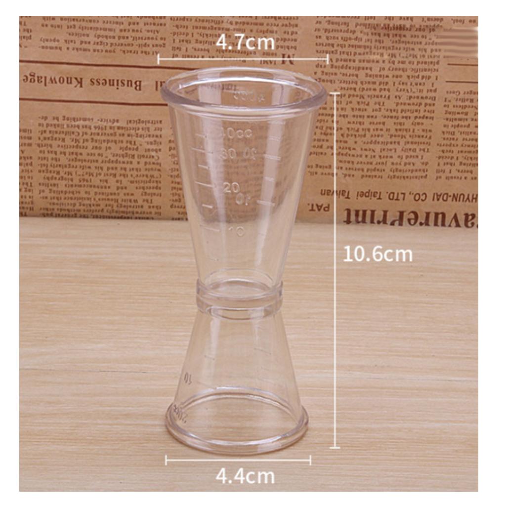 Maxbell Set of 6pcs Shaker with Scale Tea Shop PC Resin Tea Pot Shake Mixer 700ml