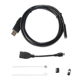 Maxbell 6 LED 5m Waterproof IP67 Borescope Inspection Camera for Android PC IOS 8mm with USB