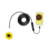Maxbell 8mm Lens Waterproof USB 6 LED Tube Borescope 2MP Inspection HD Camera 3M