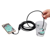 Maxbell 8mm Lens Waterproof USB 6 LED Tube Borescope 2MP Inspection HD Camera 3M