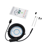 Maxbell 5.5mm LED Borescope Snake Inspection Camera Scope for Android & PC 3m Hard