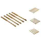 Maxbell Hex Shank Carbide Cross Spear Head Glass Marble Tile Thread Drill Bits 6mm