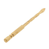 Maxbell Hex Shank Carbide Cross Spear Head Glass Marble Tile Thread Drill Bits 6mm