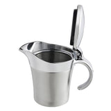 Maxbell  Stainless Steel Thermal Steak Gravy Boat Pot Sauce Jug Double Walled 450ml