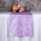 Maxbell Table Cloth Table Runner For Wedding Banquet Decoration  Light purple