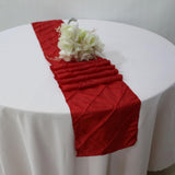 Maxbell Table Cloth Table Runner For Wedding Banquet Decoration  Light red
