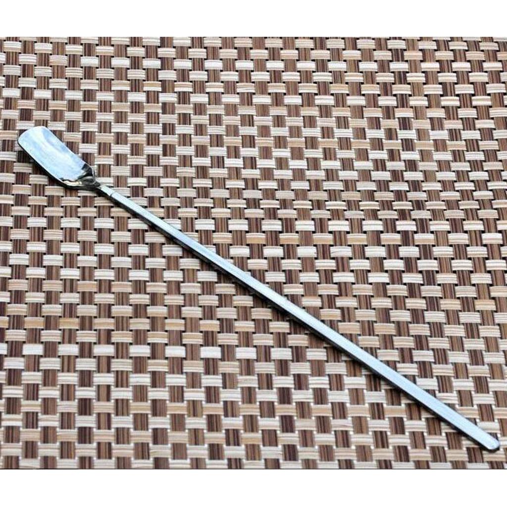 Maxbell Shaker Mixing Stir Bar Cocktail Spoon Stainless Steel Long Handle- Square
