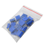 Maxbell 15pcs 100ohm-1M ohm Variable Resistor Multiturn Trimming Potentiometer Kit
