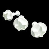 Maxbell  3pcs Maple Cookie Pastry Biscuit Cutter Fondant Cake Decorating Mold Tool