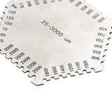 Maxbell Precision Wet Film Comb Hexagonal 25-3000um Stainless Steel Thinkness Gauge