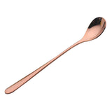 Maxbell Stainless Steel Cutlery  Dinner Tea Spoon Tableware Colorful  Rosy gold