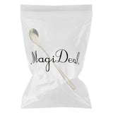 Maxbell Stainless Steel Cutlery  Dinner Tea Spoon Tableware Colorful  Light gold